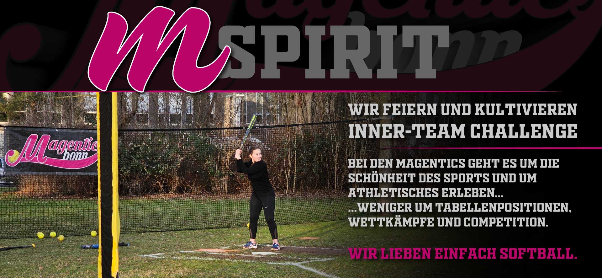 Inner-Team Challenge statt jeden Sonntag Spiel.